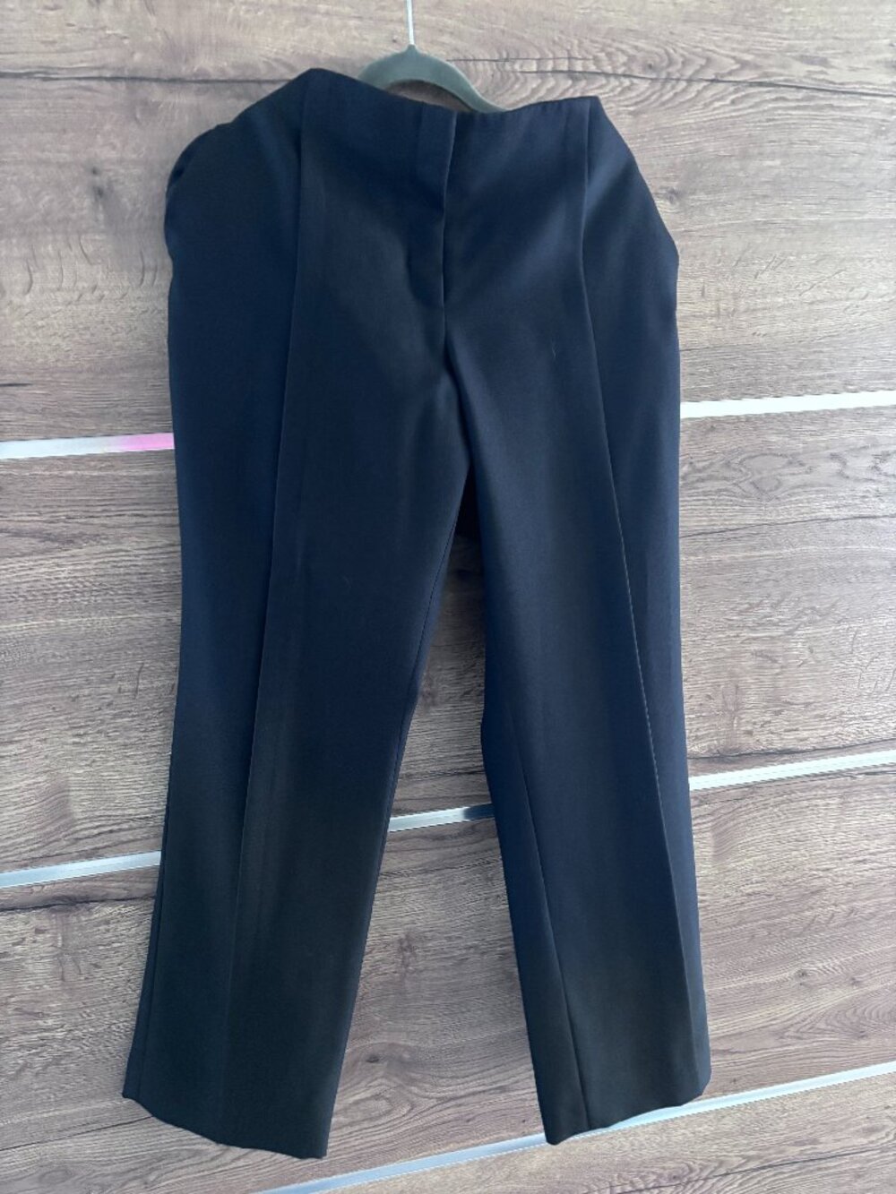 Akris Punto Black Wool Trousers - Size 12